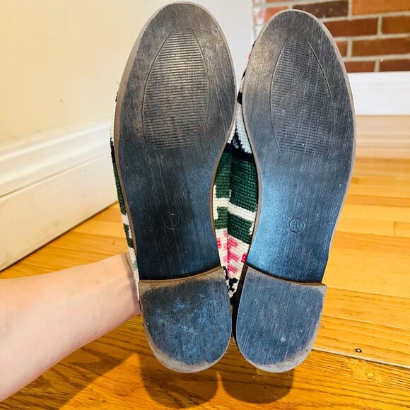 By Paige Anchor Needlepoint Loafers Size 10 - Picture 15 of 16